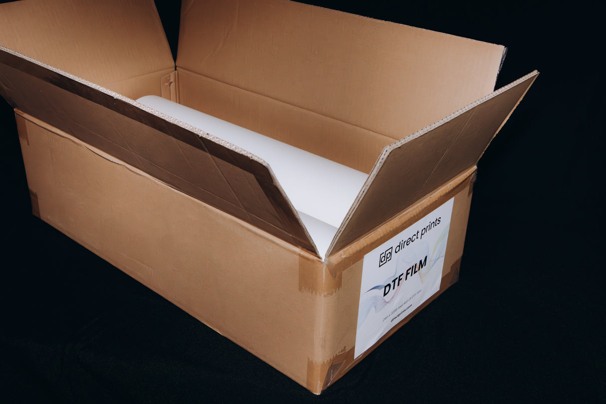 24in x 328ft Feet Roll Of DTF Film – Double Sided Coated (Hot Peel)