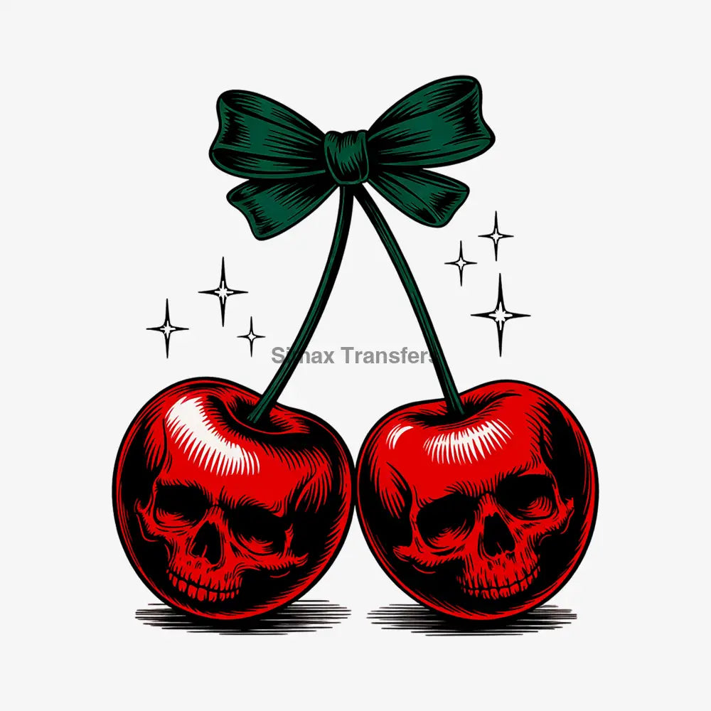 Deadly Cherries - Halloween DTF Transfer