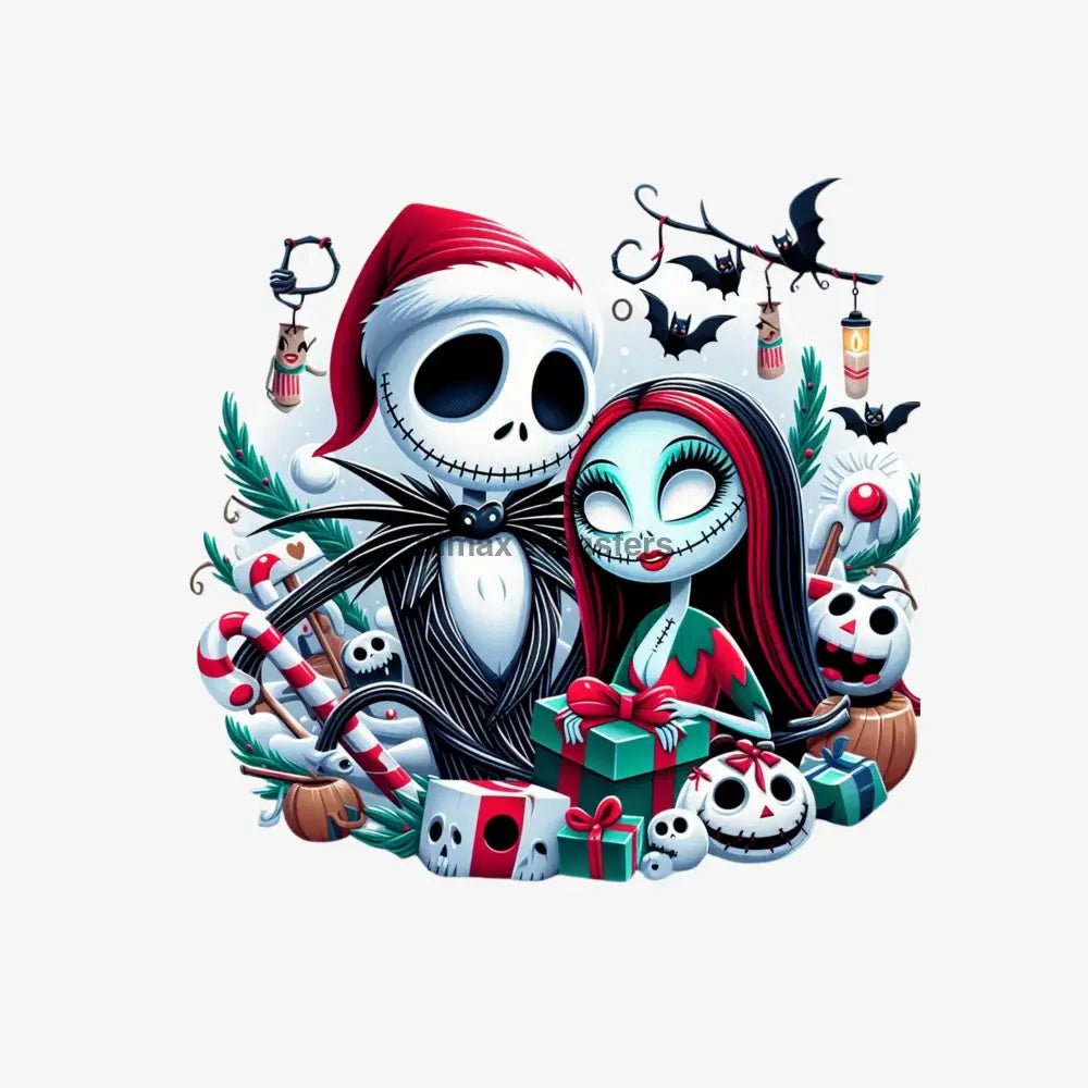 Nightmare Before Christmas Jack & Sally DTF Transfer