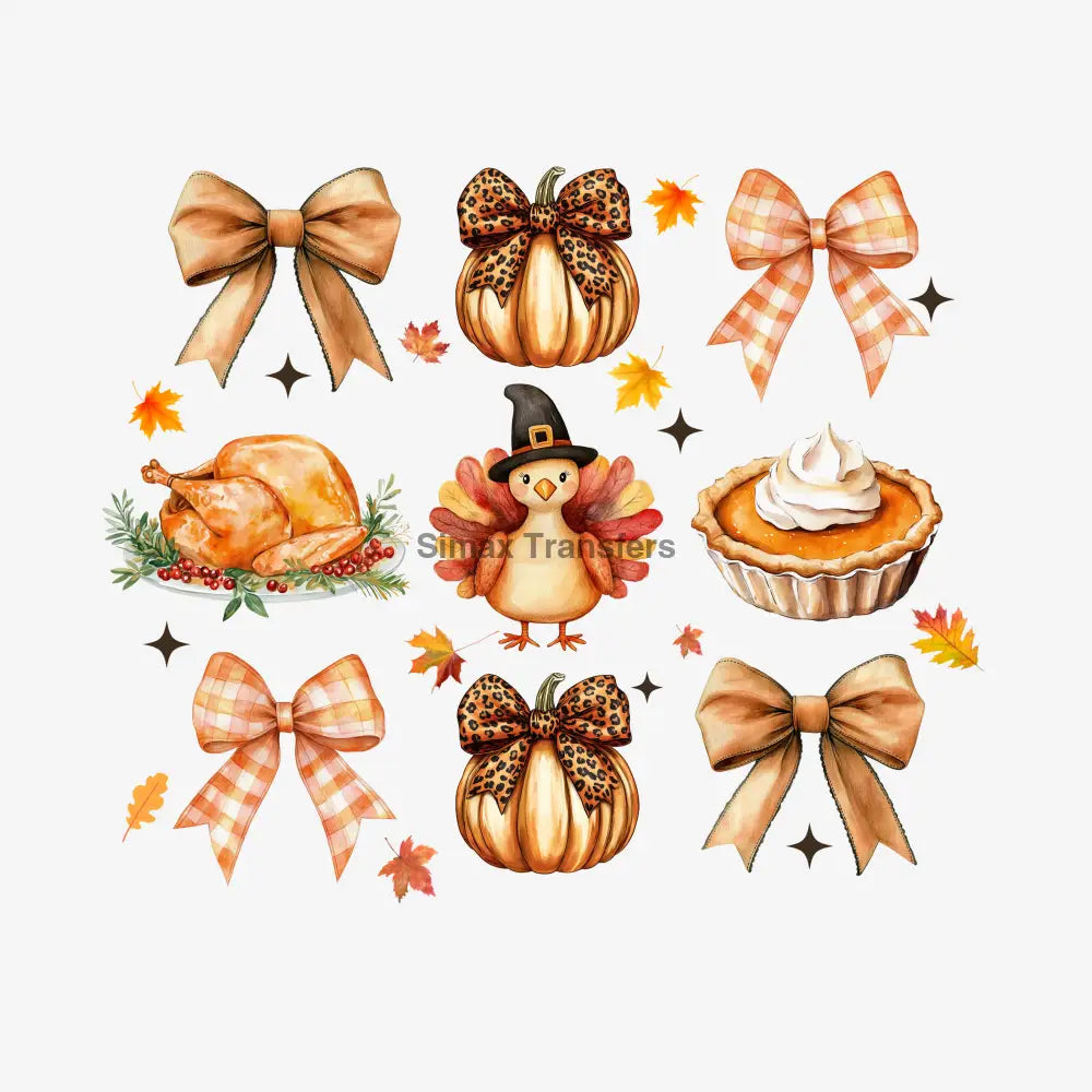 Ultimate Thanksgiving Harvest Elements DTF Transfer Sheet